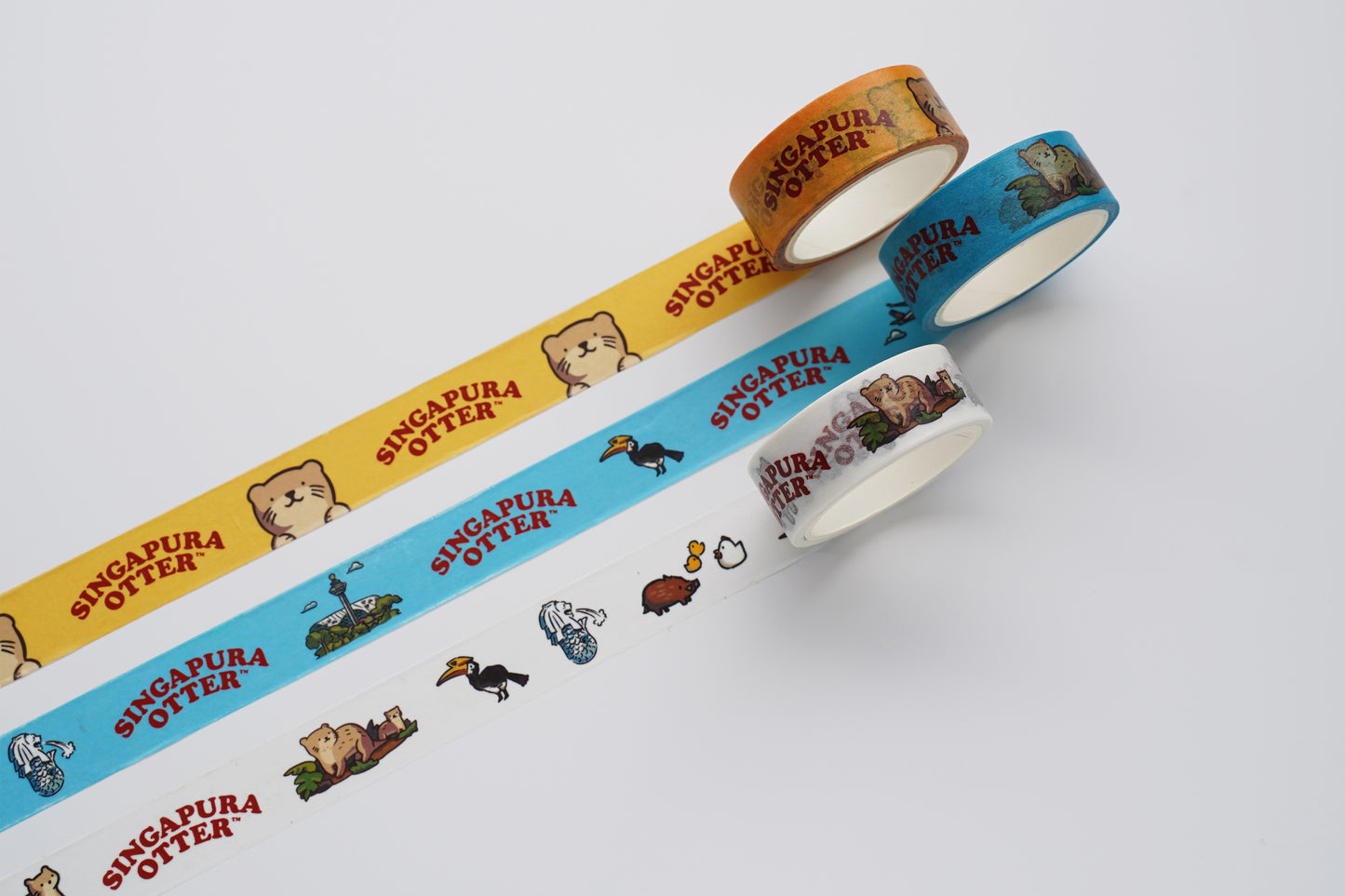 Singapura Otter Blue Paper Tape