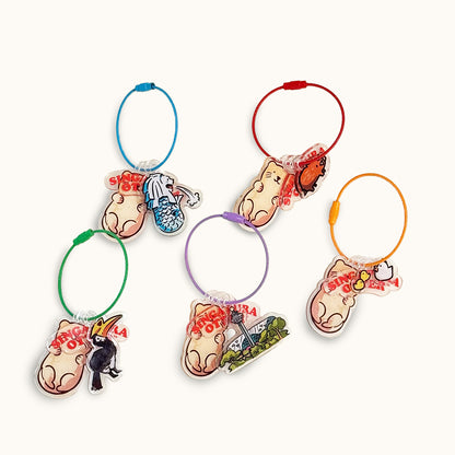 Singapura Otter Customisable Key Chain