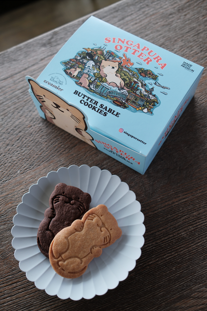 Singapura Otter Butter Sable Cookies