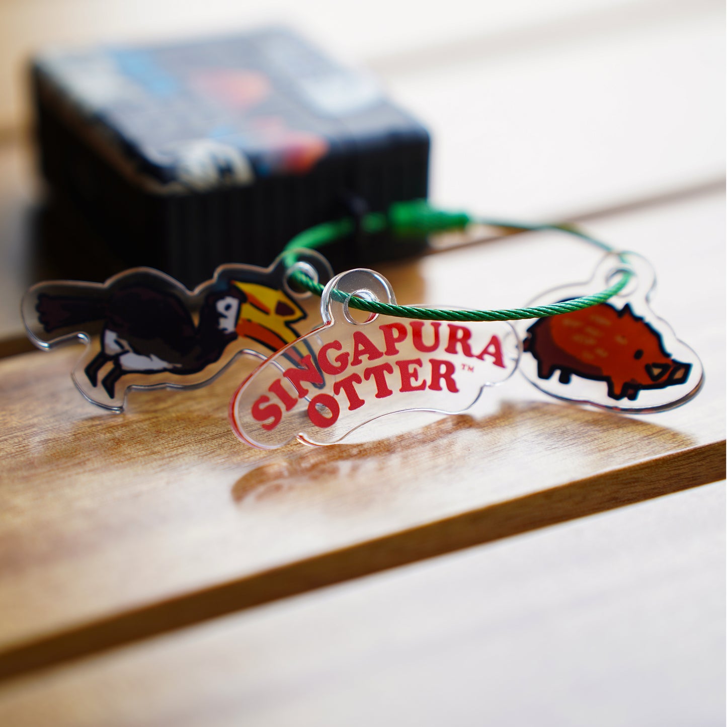 Singapura Otter Customisable Key Chain