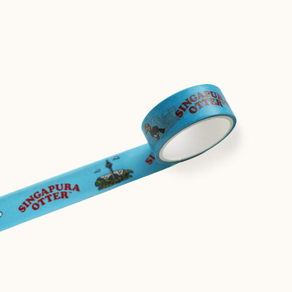 Singapura Otter Blue Paper Tape