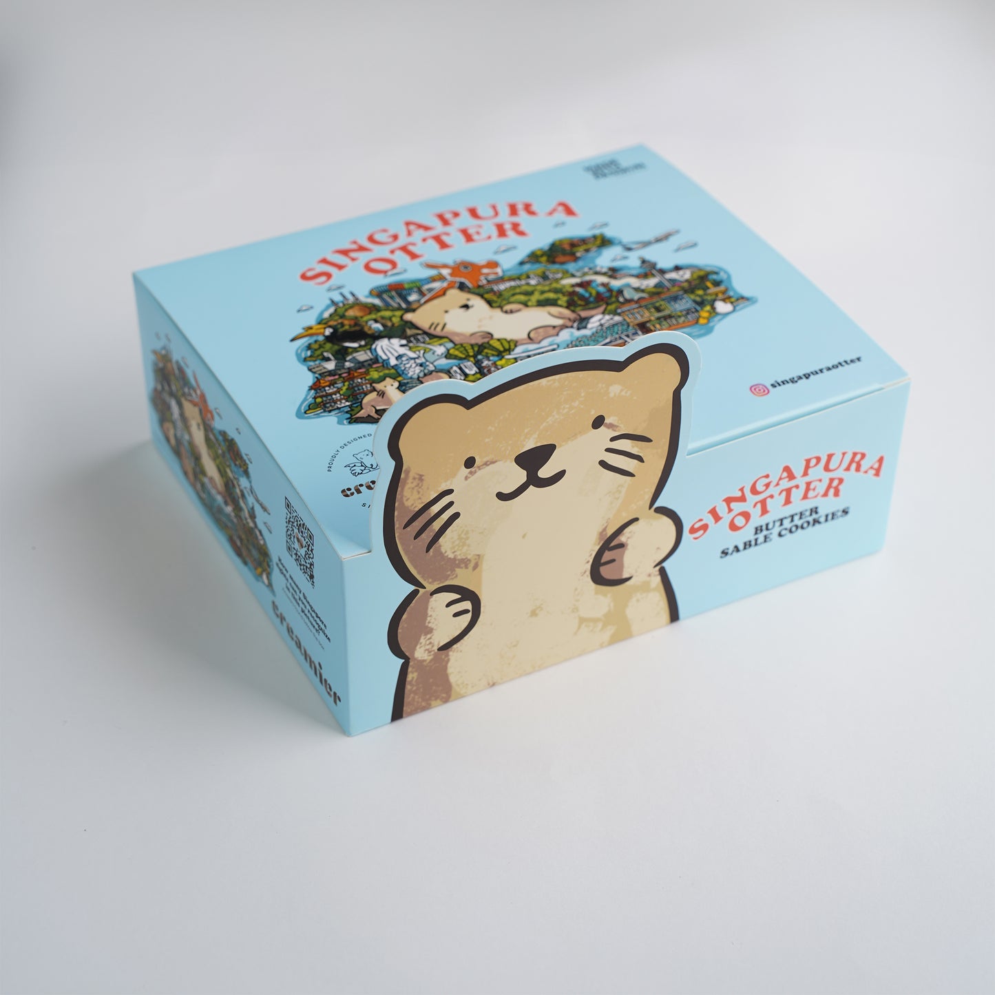 Singapura Otter Butter Sable Cookies