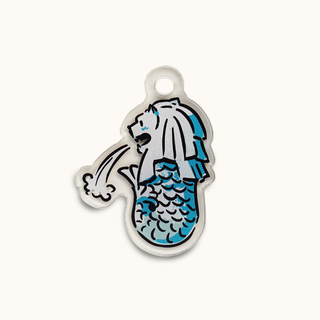 Singapura Otter Customisable Key Chain