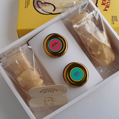 Singapura Otter Monaka Kaya Jam Set