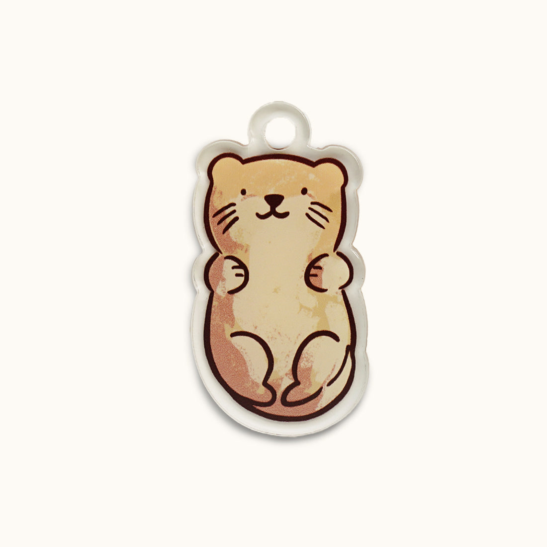 Singapura Otter Customisable Key Chain