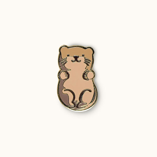 Singapura Otter Enamel Pin