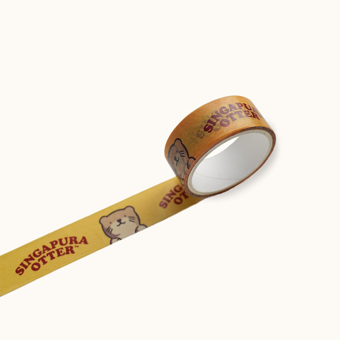 Singapura Otter Yellow Paper Tape